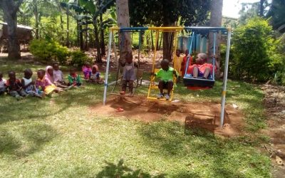 New swing for orphanage children