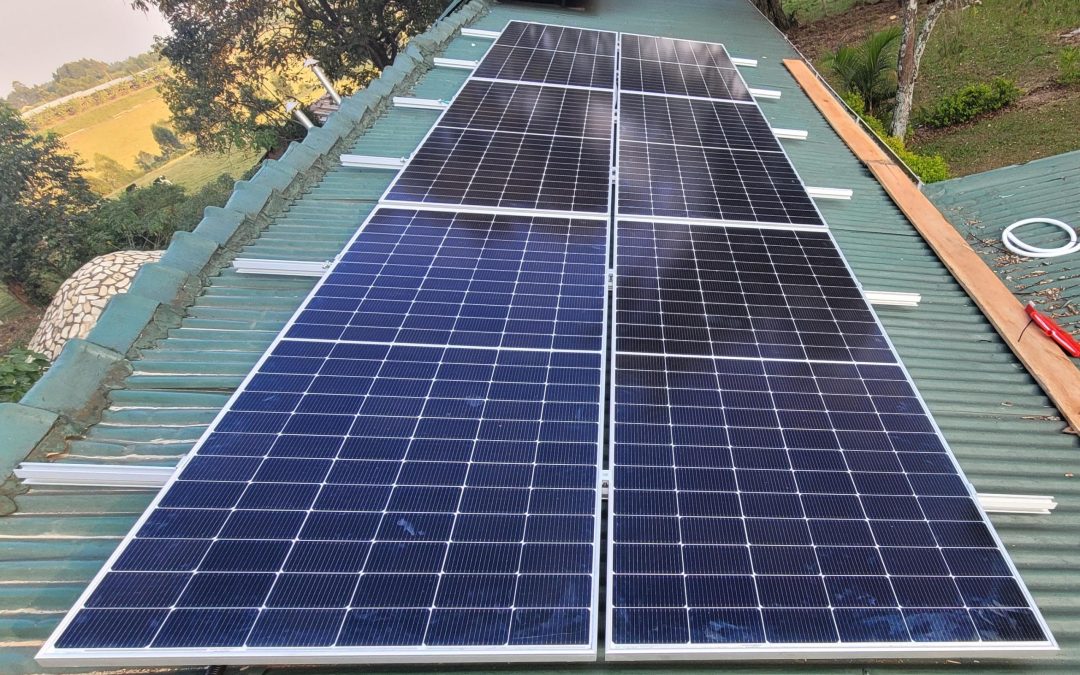 Solar installation at Rukararwe